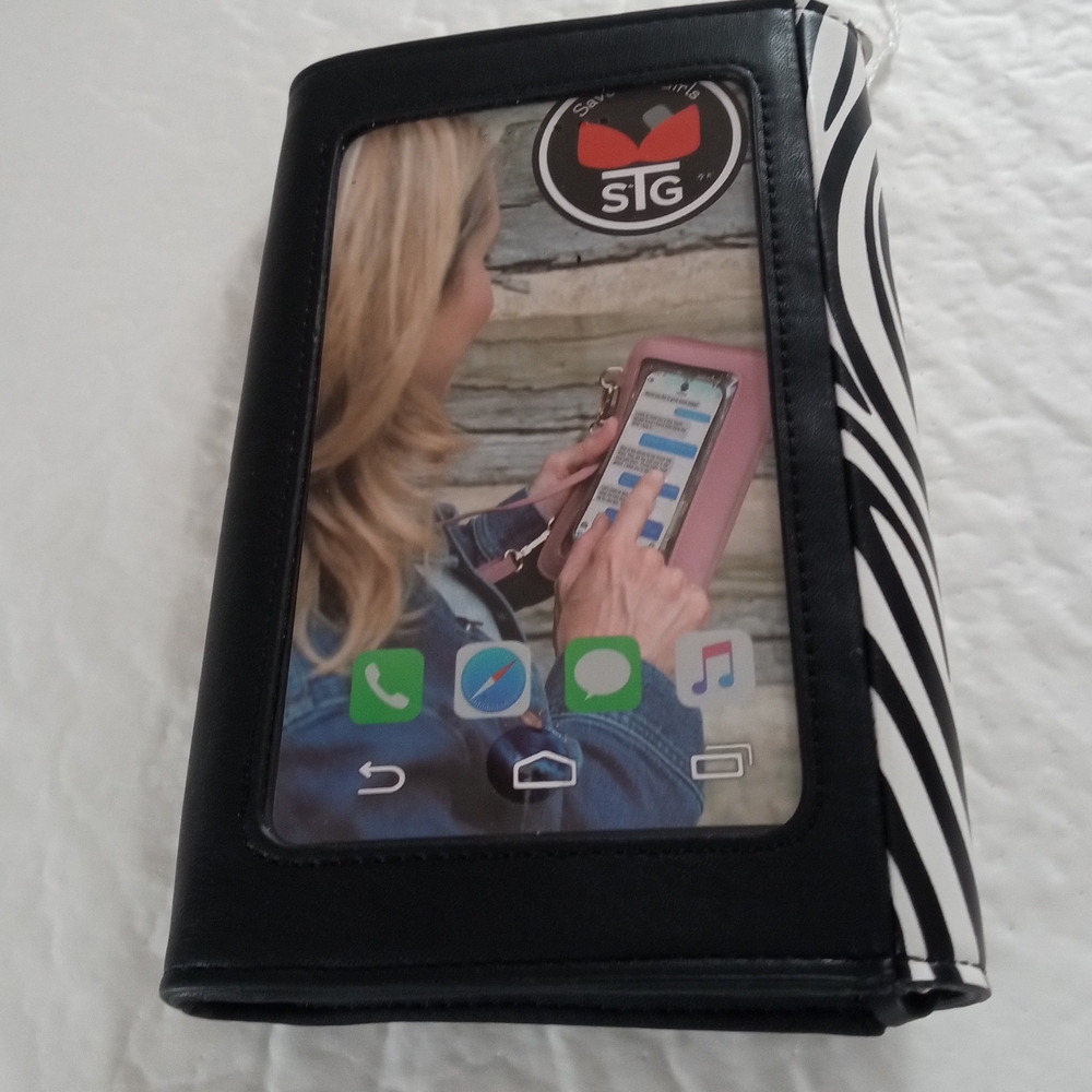 Black and White Zebra Print Wallet Case